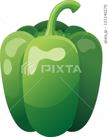 きれいなピーマンのイラスト きれいなピーマンのイラスト 131140270