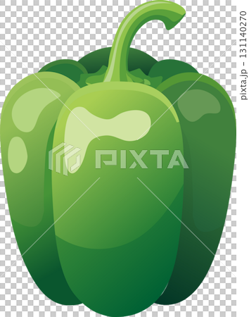 きれいなピーマンのイラスト きれいなピーマンのイラスト 131140270