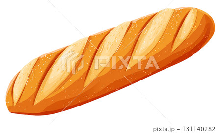 フランスパン バゲット イラスト PNG切り抜き パン素材 フランスパン バゲット イラスト PNG切り抜き パン素材 131140282