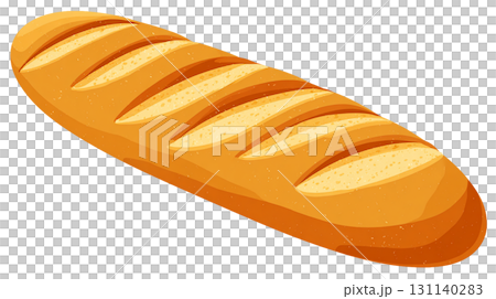 フランスパン バゲット イラスト PNG切り抜き パン素材  131140283