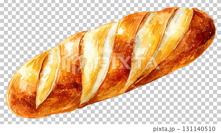 フランスパン バゲット リアルイラスト PNG切り抜き ベーカリー素材 フランスパン バゲット リアルイラスト PNG切り抜き ベーカリー素材 131140510