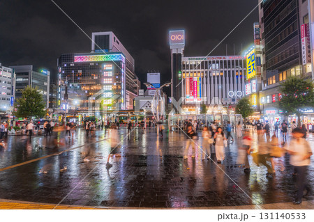 《東京都》錦糸町駅前・都市夜景 131140533