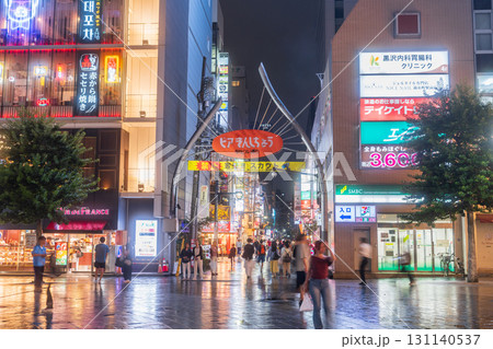 《東京都》錦糸町駅前・都市夜景 131140537