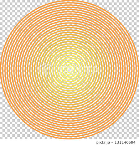 Circular orange yellow line gradient material background, simple warm color illustration, white background, vector png transparent Circular orange yellow line gradient material background, simple warm color illustration, white background, vector png transparent 131140694