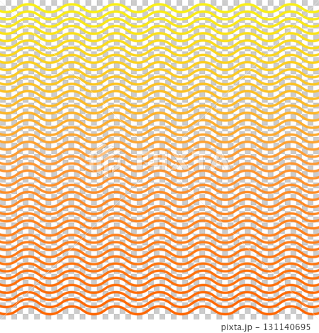 Yellow-orange wave line gradient background, warm colors, autumn/winter material, white background, vector pn 131140695