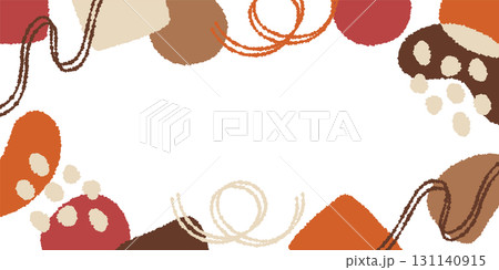 秋をイメージしたカラーの背景素材イラスト 131140915