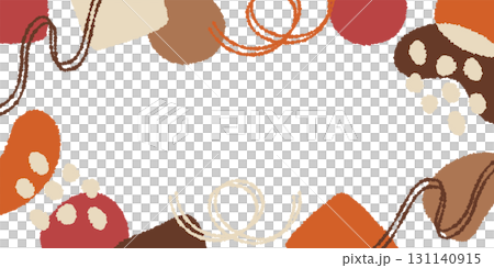 秋をイメージしたカラーの背景素材イラスト 131140915