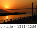 久須美鼻から眺める明石海峡大橋 131141286