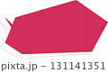 赤い吹き出し 131141351