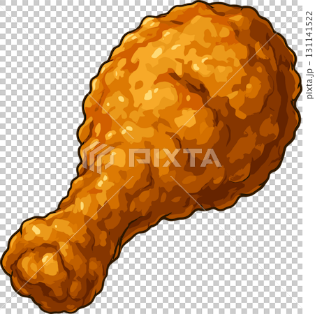 シンプルなフライドチキンのイラスト 131141522