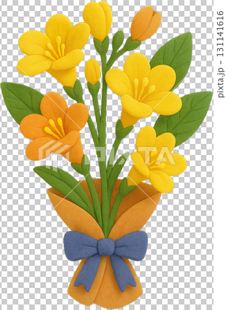 Cute clay animation illustration 131141616