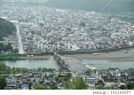 岩国城ロープウェイ山頂からの眺望 岩国城ロープウェイ山頂からの眺望 131142037