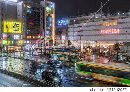 《東京都》錦糸町駅前・都市夜景 《東京都》錦糸町駅前・都市夜景 131142075