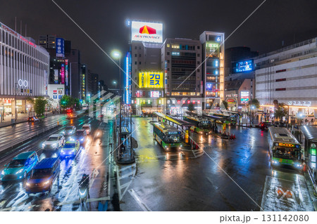 《東京都》錦糸町駅前・都市夜景 《東京都》錦糸町駅前・都市夜景 131142080