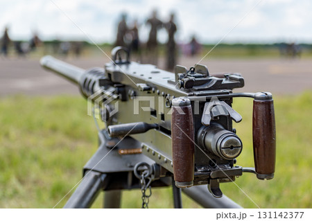 M2 50 caliber machine gun or Browning, 12 7, M2 HB, french army 131142377