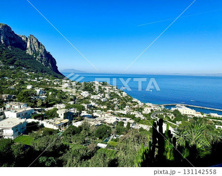 カプリ島の海と山 131142558