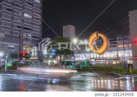 《東京都》錦糸町駅前・都市夜景 《東京都》錦糸町駅前・都市夜景 131143458