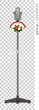 山茶花新年裝飾38麥克風 山茶花新年裝飾38麥克風 131143515