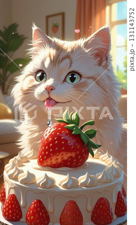 猫の癒し系イラスト / Cat - Healing & Cute Illustration 131143752