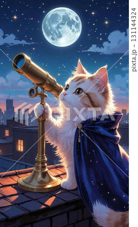 猫の癒し系イラスト / Cat - Healing & Cute Illustration 131144324