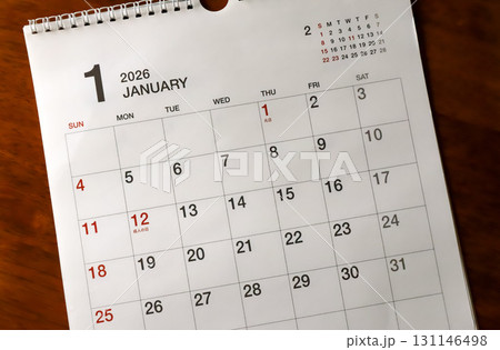 2026年カレンダー　（1月） 131146498
