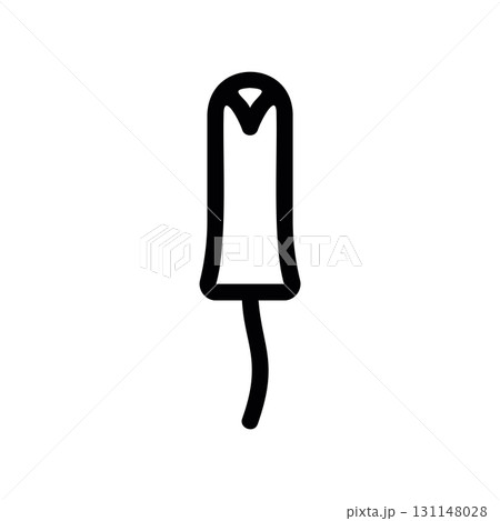 Simple black vector icon with a theme tampon Simple black vector icon with a theme tampon 131148028