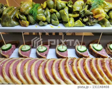 delicious vegetable salad from the egypt 131148408