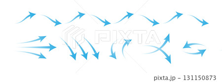 Dynamic air flow with arrow designs 131150873