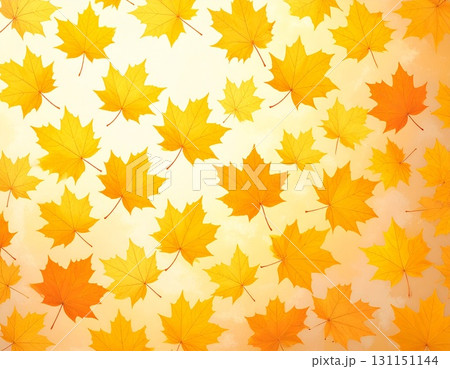 【AI生成画像】イラスト　紅葉パターン 131151144