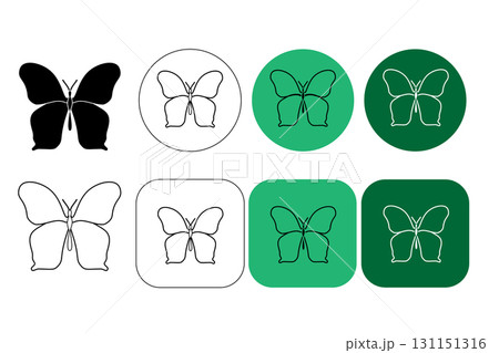 Butterfly line icon, logo vector Butterfly line icon, logo vector 131151316