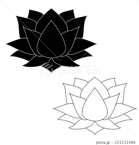 lotus key oval logo template in two color variations. vector Art Deco style logotype design for luxury company branding. Premium identity design. lotus key oval logo template in two color variations. vector Art Deco style logotype design for luxury company branding. Premium identity design. 131151366