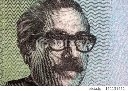 Sheikh Mujibur Rahman a closeup portrait from Bangladeshi money Sheikh Mujibur Rahman a closeup portrait from Bangladeshi money 131151632