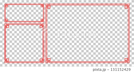 Asian/Chinese/Chinese-style frame red background Asian knot frames Asian/Chinese/Chinese-style frame red background Asian knot frames 131152429