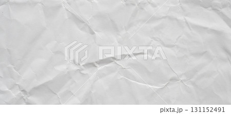 Abstract white crumpled and creased recycle paper texture background Abstract white crumpled and creased recycle paper texture background 131152491