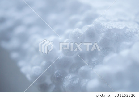 White polystyrene foam texture background 131152520