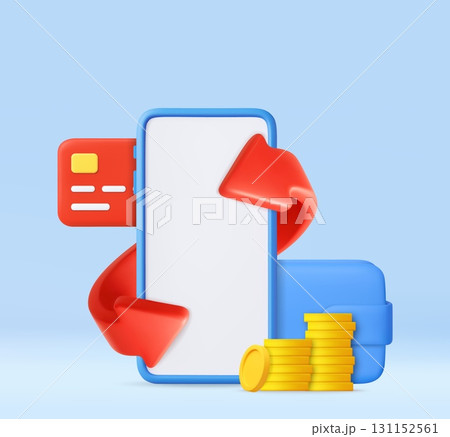 3d Mobile payment concept with smartphone and money 3d Mobile payment concept with smartphone and money 131152561