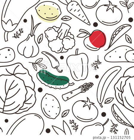 healthy food doodle healthy food doodle 131152705