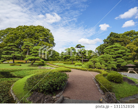 皇居東御苑から見た大手町のビル群 皇居東御苑から見た大手町のビル群 131152816