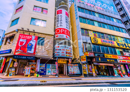 日本の横浜都市景観 関内駅(北口)前の飲み屋街などを望む=22日 日本の横浜都市景観 関内駅(北口)前の飲み屋街などを望む=22日 131153520