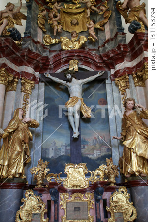 Altar of the Holy Cross, parish Church of the Immaculate Conception of the Virgin Mary in Lepoglava, Croatia 131153794