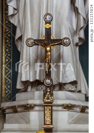 Cross on the altar of St. Joseph in Zagreb cathedral 131153814