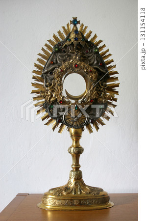 Monstrance, church of the Saint Peter in Ivanic Grad, Croatia 131154118