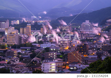 湯煙の風景－別府 131154204