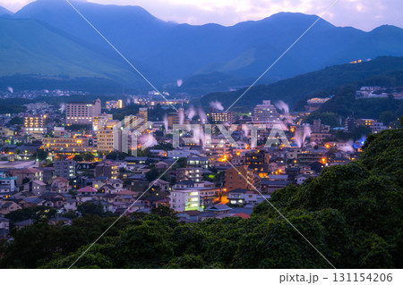 湯煙の風景－別府 131154206