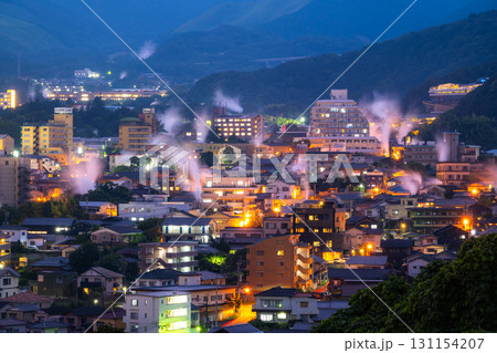 湯煙の風景－別府 131154207