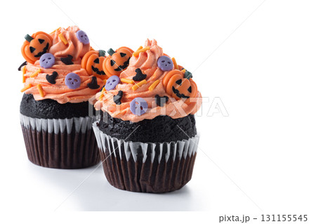 Halloween cupcakes with Halloween sprinkles 131155545