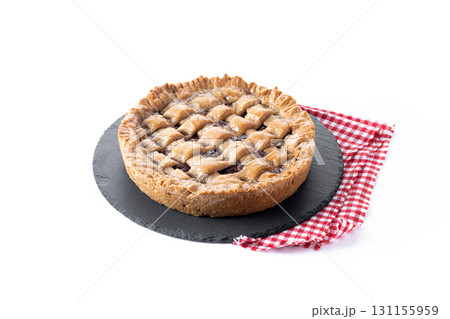 Traditional Pastafrola pie with guava filling, also known as Cuban pae Traditional Pastafrola pie with guava filling, also known as Cuban pae 131155959