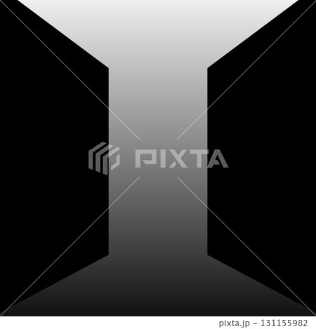 光に向かう通路の抽象デザイン 131155982