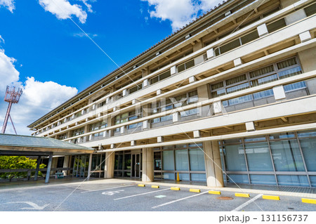 奈良県斑鳩町　斑鳩町役場庁舎 131156737