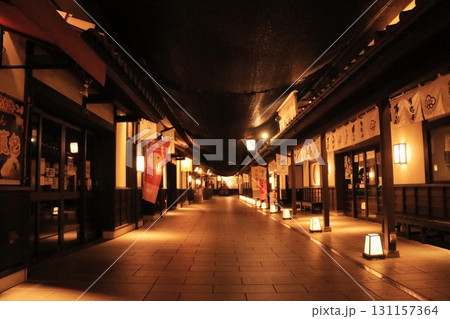 夜の桜の馬場 城彩苑 夜景ライトアップ　《熊本》 131157364